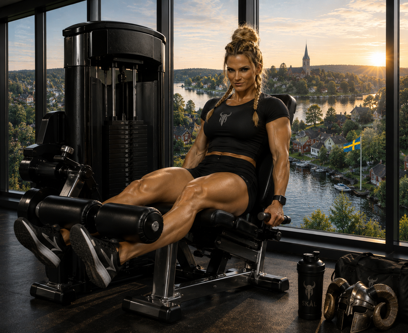 miss thorment is a muscualr viking power professional dominatrix of bdsm.
